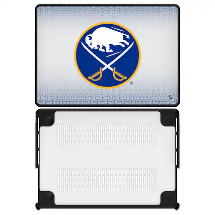 Front. Keyscaper - Buffalo Sabres Linen MacBook Case - Pro 13 in - Multicolor.