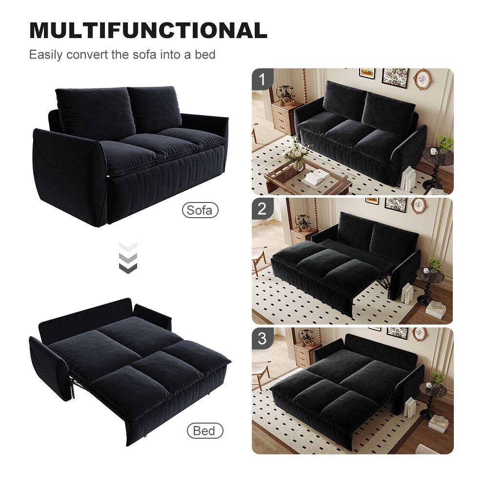 MULTIFUNCTIONAL  
Easily convert the sofa into a bed  

1  
2  
3  

Sofa  
Bed