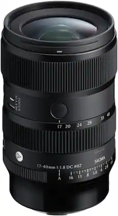 Sigma - 214975 17-40mm F1.8 DC Art Mount for Fuji X, Black
