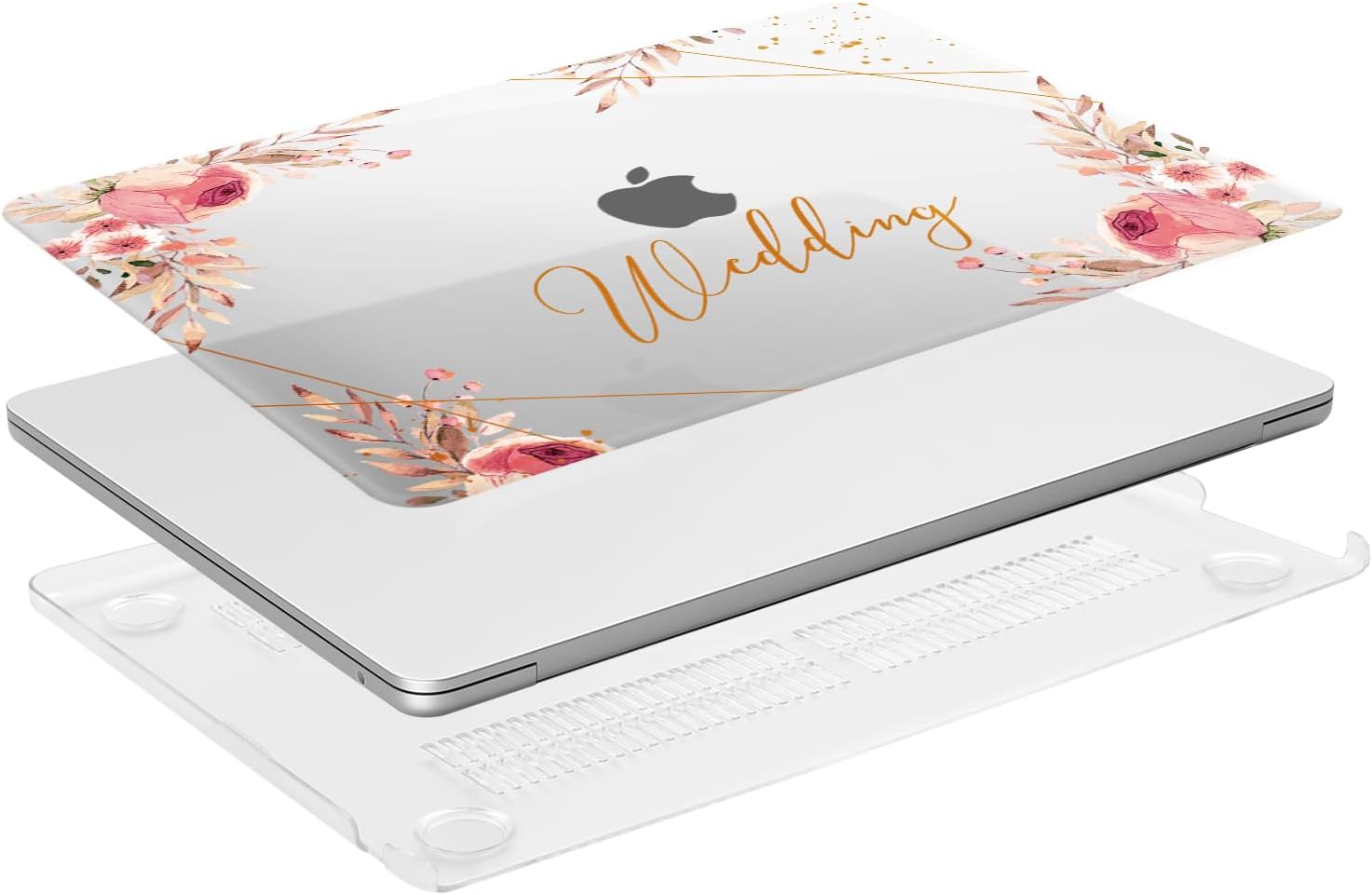 Alt View 1. mosiso - Pattern Case for MacBook Air 13 inch Case M5 M4 M3 M2 A3449 A3240 A3113 A2681 2026-2022 with Keyboard Cover - H636.