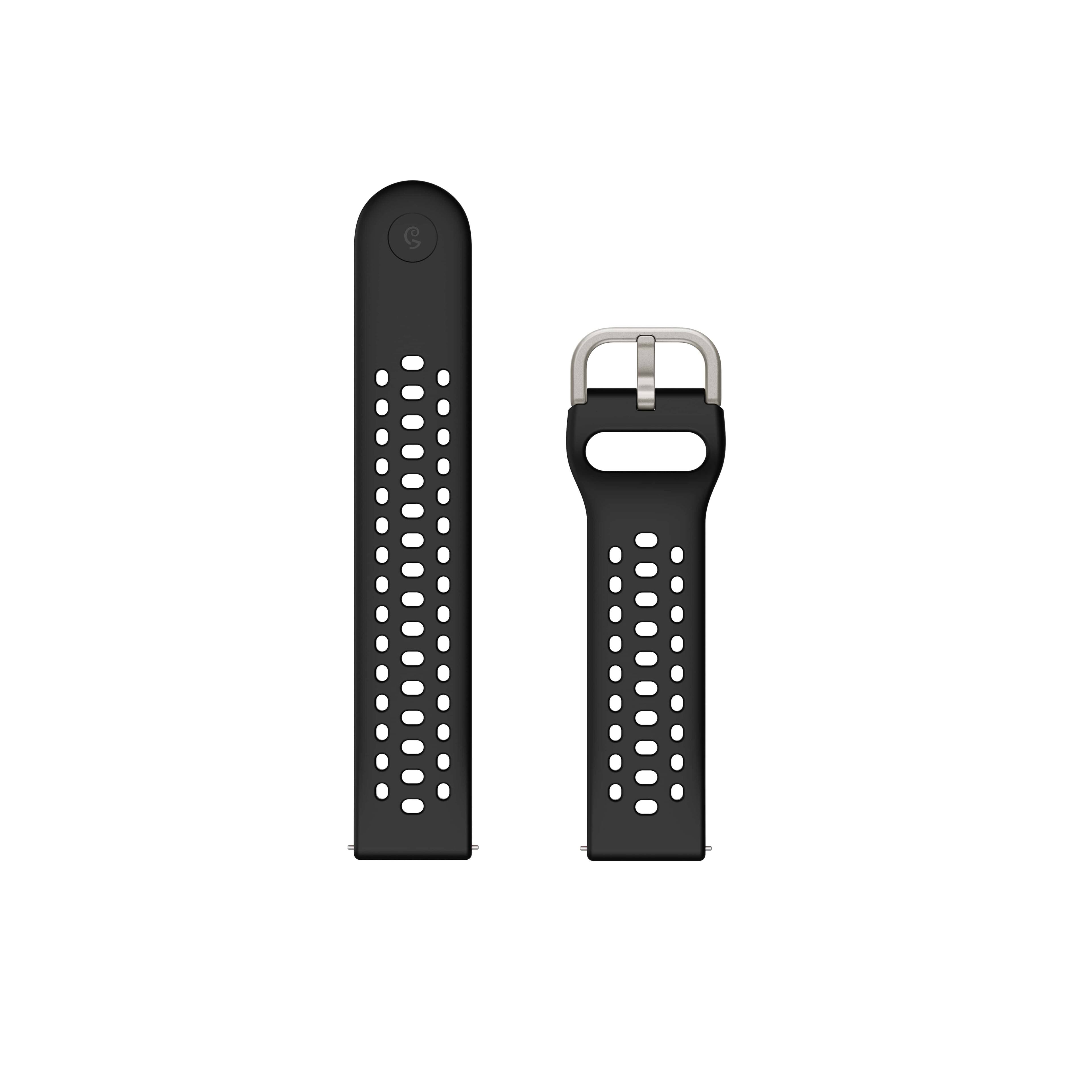 Amazfit - Sport Silicone Strap (20mm) - Black