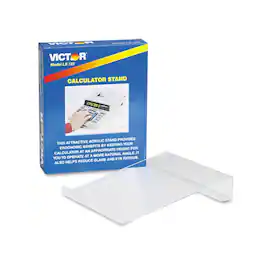 Victor - LS125 9 in. x 11 in. x 2 in. Large Angled Acrylic Calculator Stand - Clear