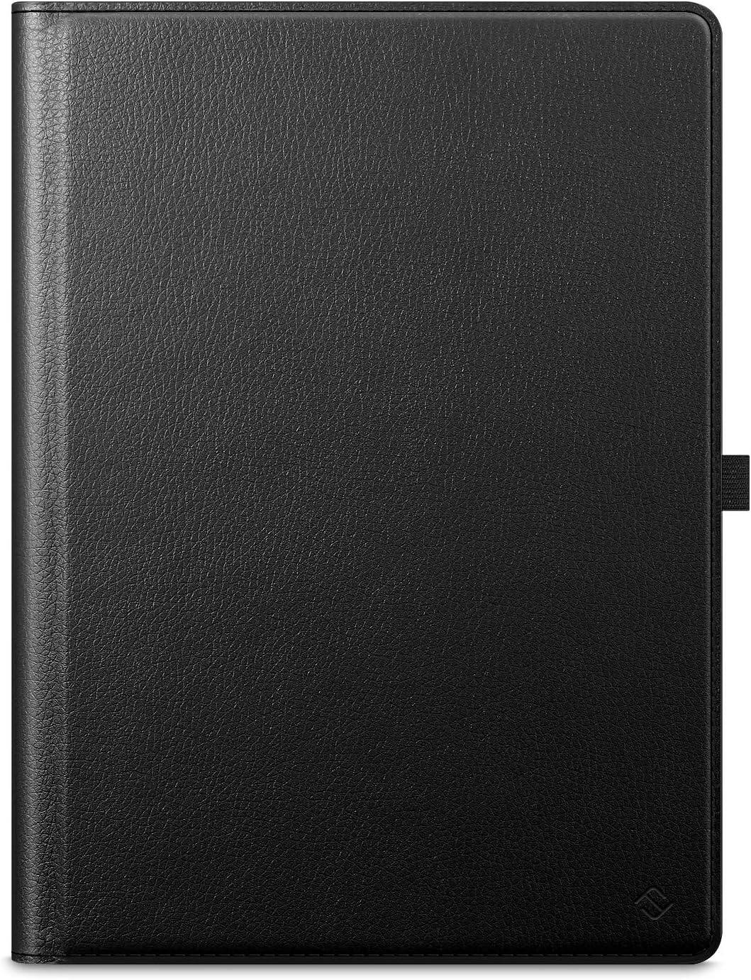 Alt View 5. Fintie - Rotating Case for  iPad Pro 12.9 2017/2015 (1st & 2nd Gen) 360° Swivel Stand Shockproof Cover Auto Sleep/Wake - Black.