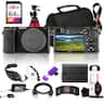 Bundle - Sony - Alpha a6400 Mirrorless Camera Body 24.2MP APS-C Sensor, Real-Time Eye AF, UHD 4K Video, Travel