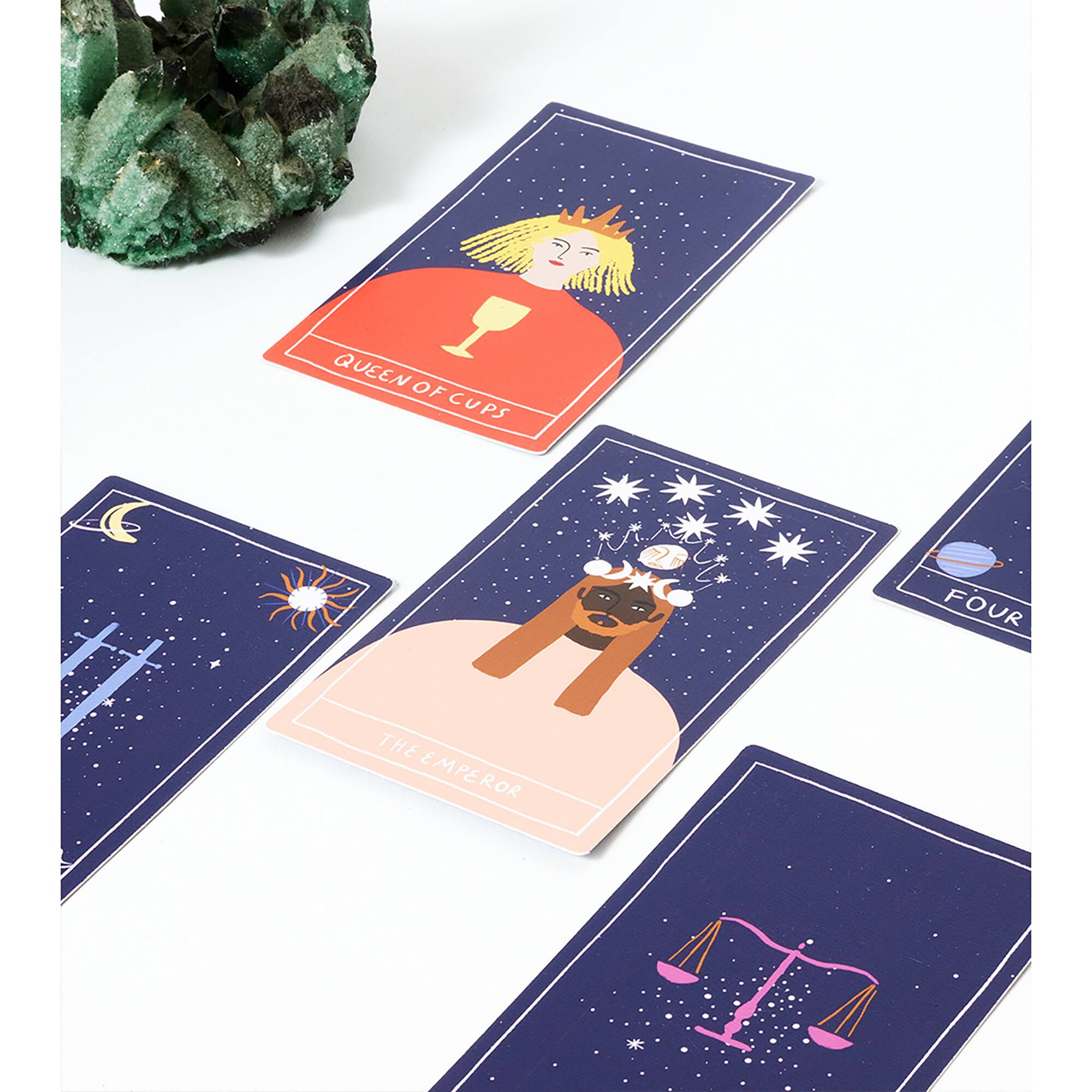 QUEEN OF CUPS  
FOUR  
THE EMPEROR