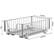 The image shows a metal cage with a size of 11.4 inches in height and 6 inches in width. The cage is made of metal bars and is designed to hold items securely.
