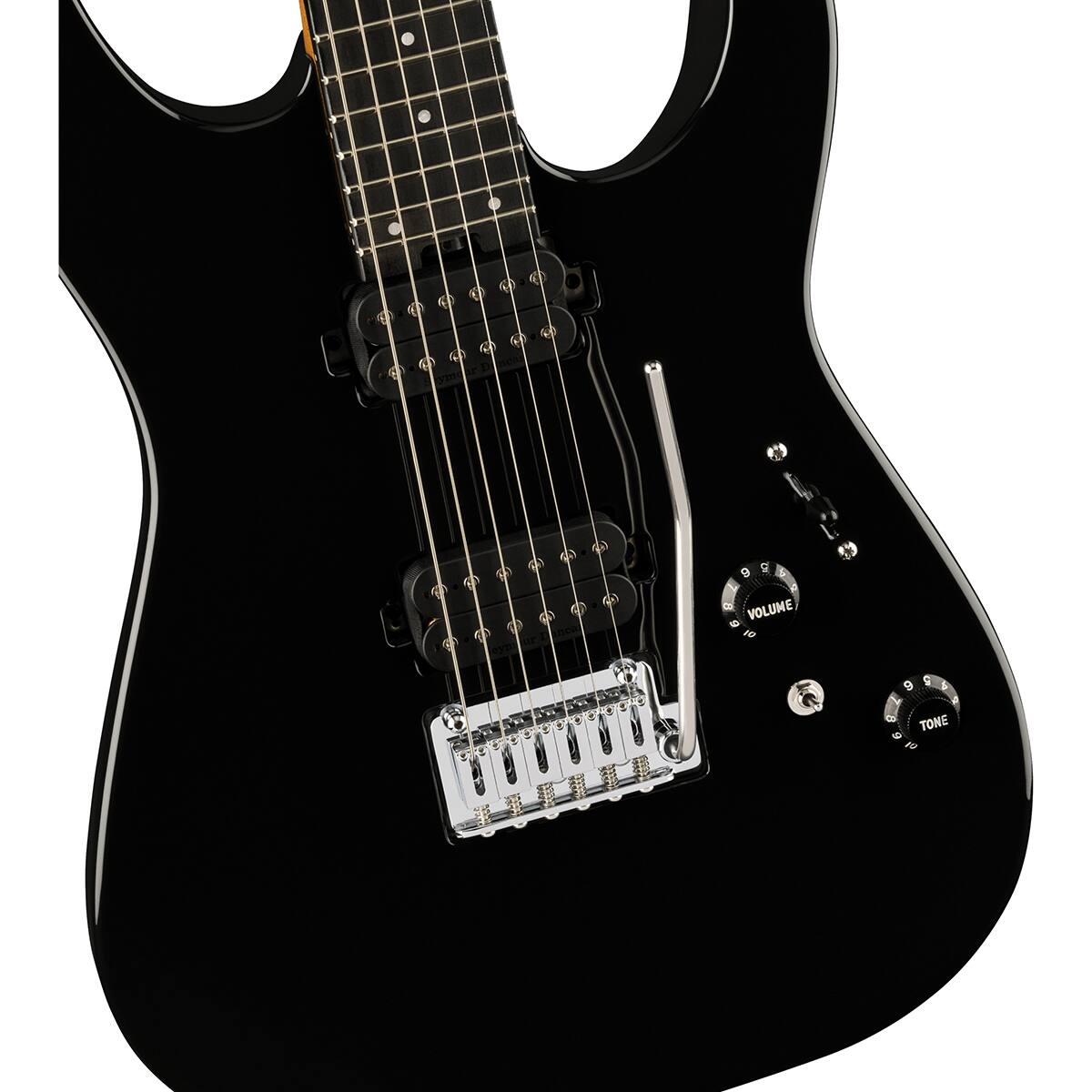 Charvel Pro Mod Series DK24 HH 2PT EB Electric Guitar, Gloss Black ...