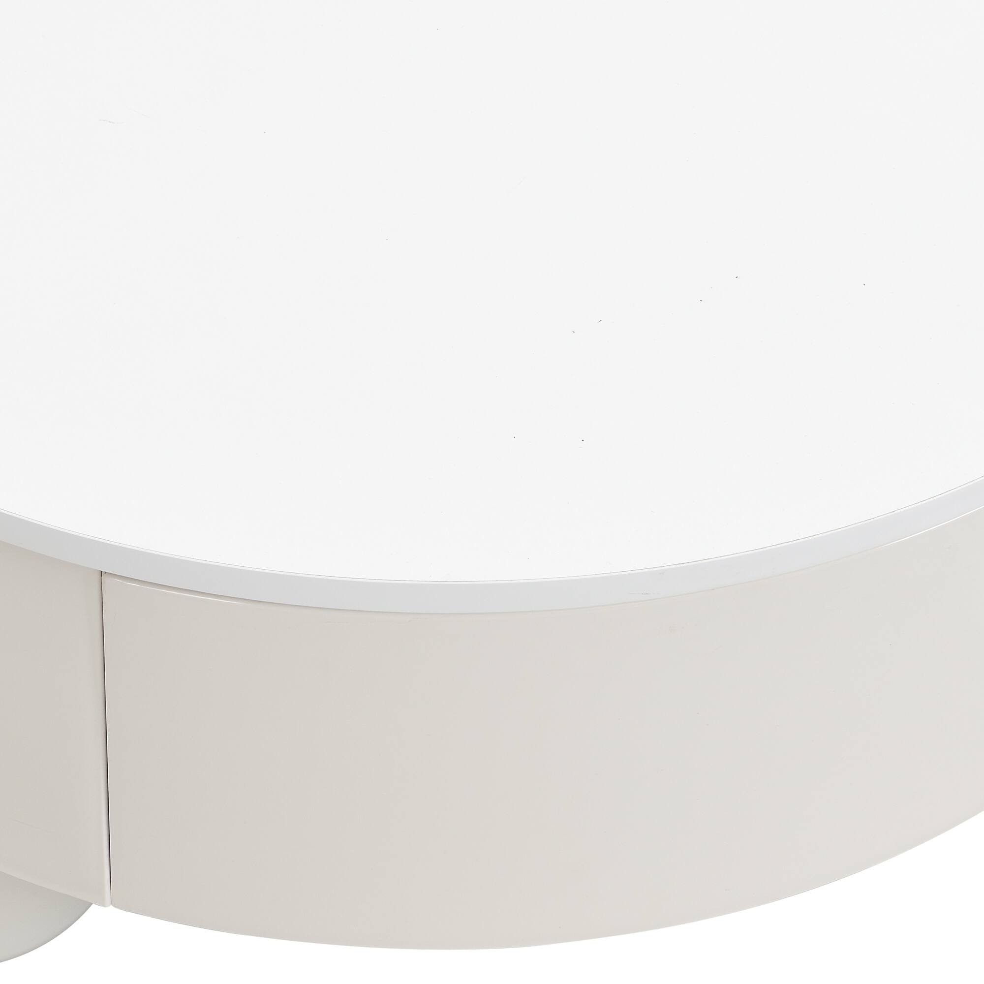 Alt View 6. APRILSOUL - Inverted Triangular Mirror Square Table Crystal Diamond Inlaid Coffee Table Silver Glass Side Table Corridor - white.