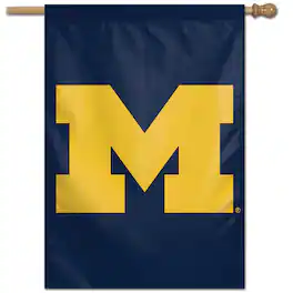 WinCraft - Michigan Wolverines 28" x 40" Large Logo Single-Sided Vertical Banner - Multicolor