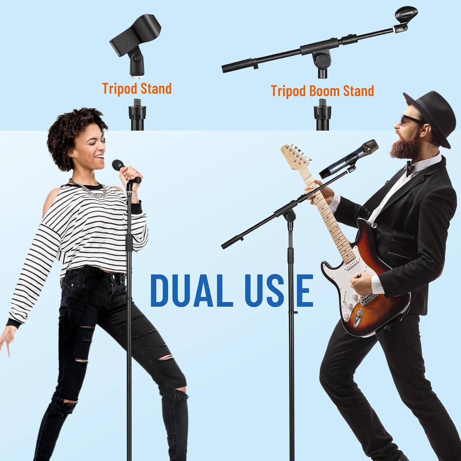 Tripod Stand  
Tripod Boom Stand  
DUAL USE