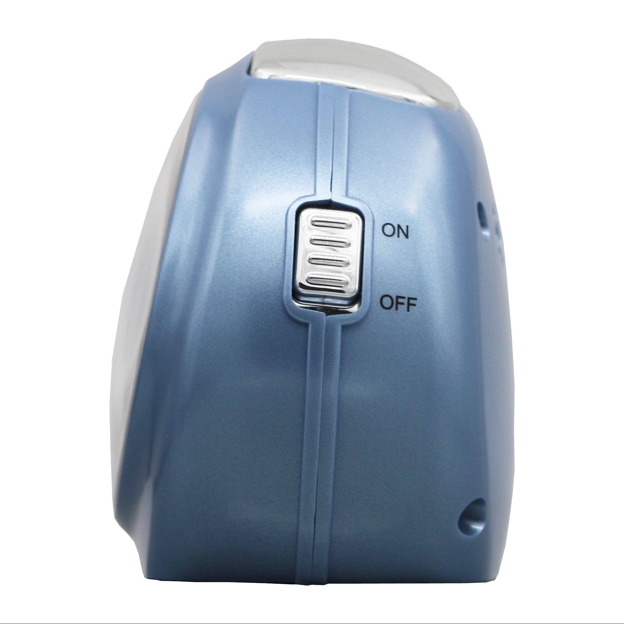 Back. Seiko - Seiko Tokai Bedside Alarm - Blue - Blue.