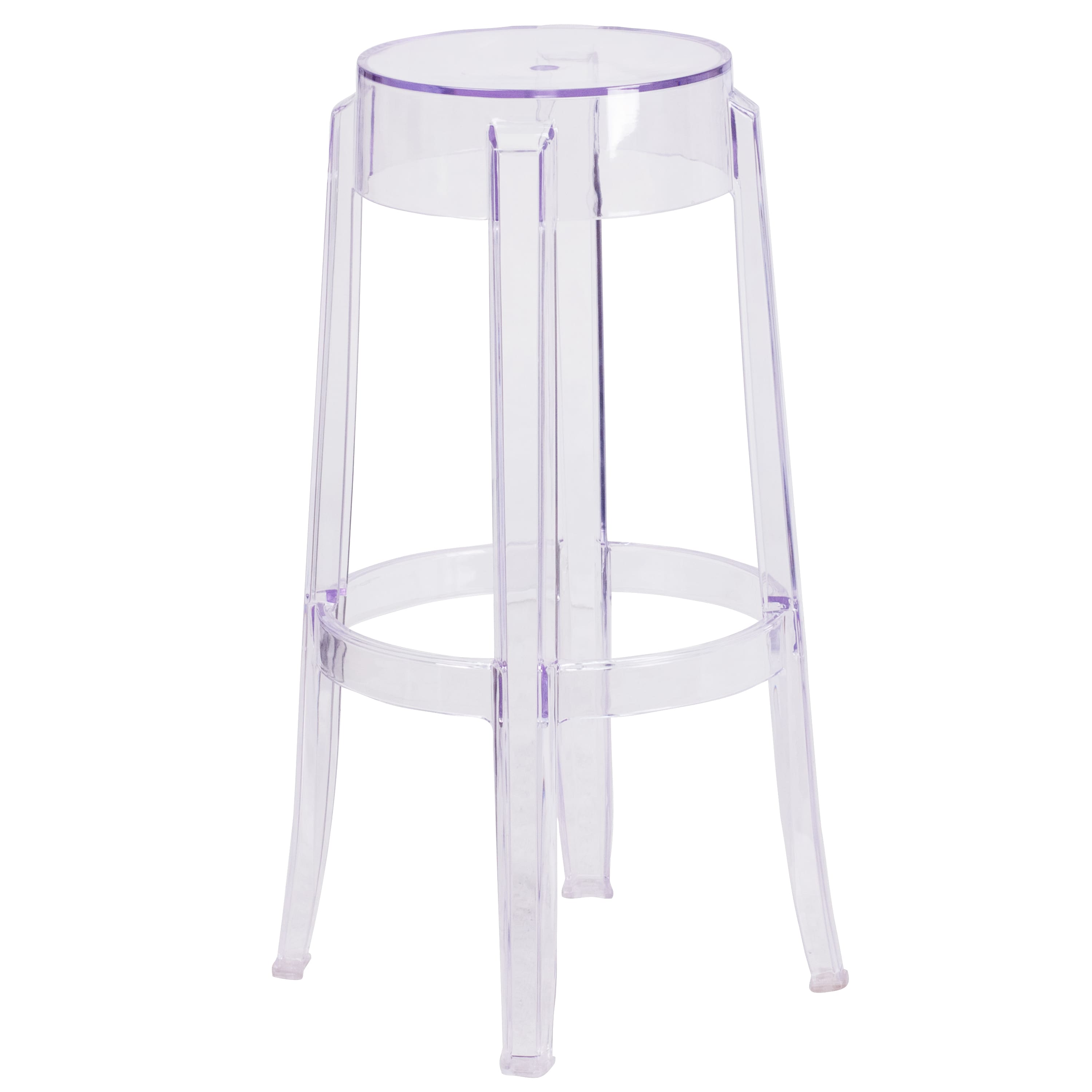 Flash Furniture - Laney 29.75'' High Transparent Barstool - Clear