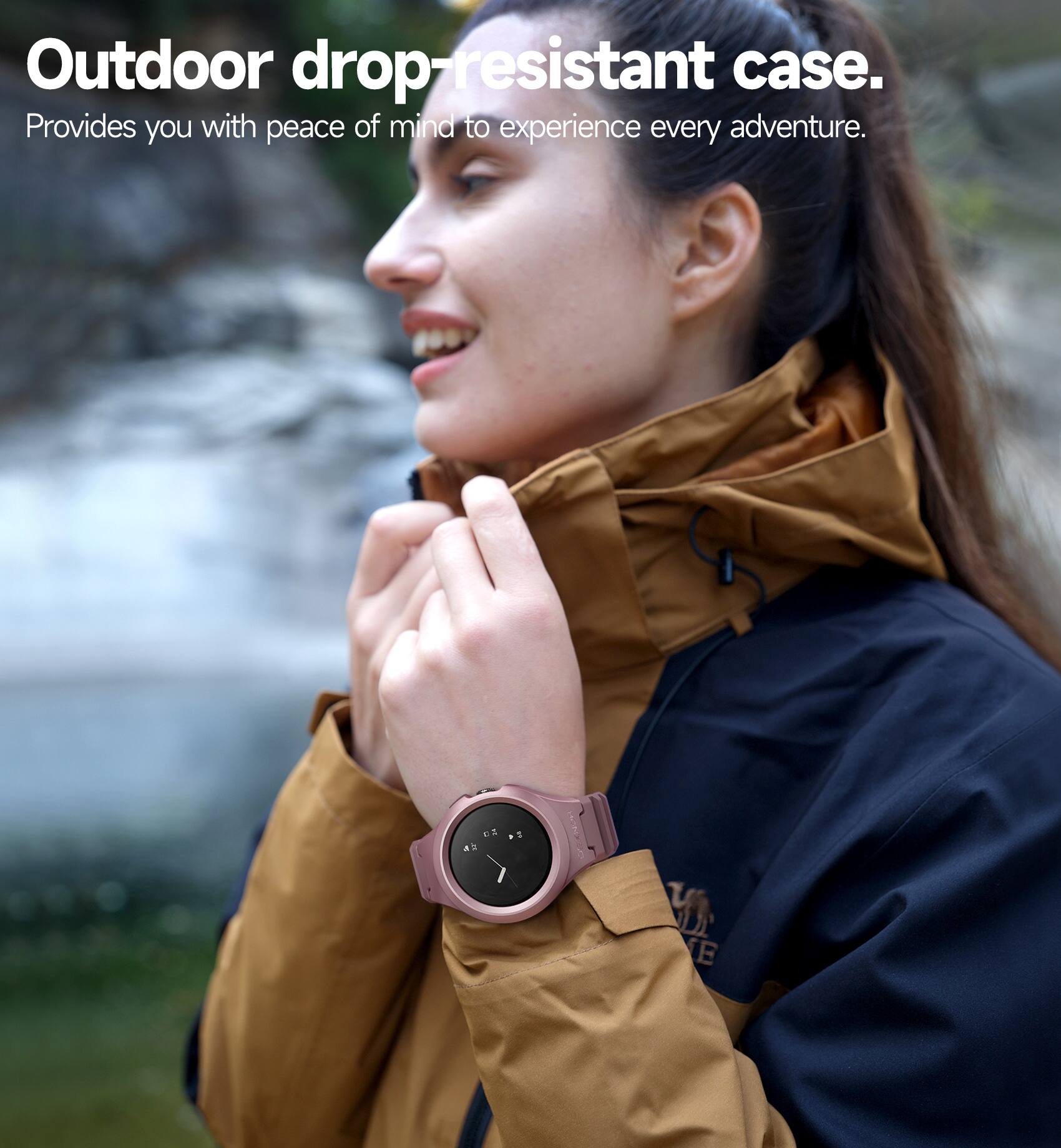 Outdoor drop-resistant case.  
Provides you with peace of mind to experience every adventure.