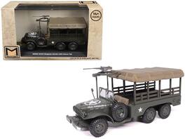 Dodge WC63 Weapons Carrier with Canvas Top Olive Drab "United States Army" 1/43 Diecast Model by Militaria Die Cast - Green