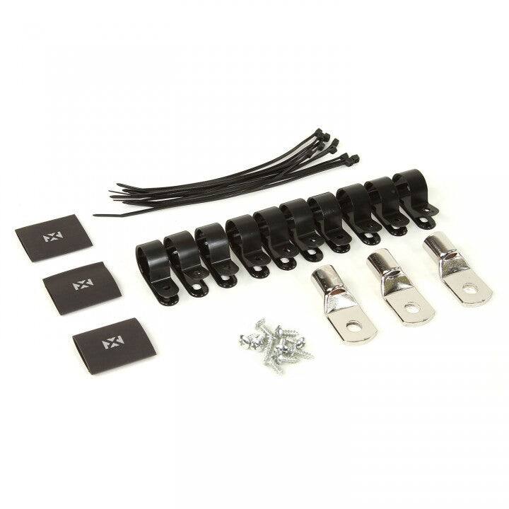 Alt View 1. NVX - XBG3PK True Spec 1/0 Gauge 100% OFC Wire Big 3 Amp Wiring Update Kit for Car Audio Systems up to 350 Amps.