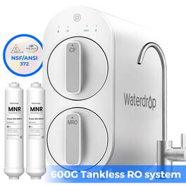 Waterdrop - G2 Reverse Osmosis System Extra 2 WD-MNR35 Water Filters - White