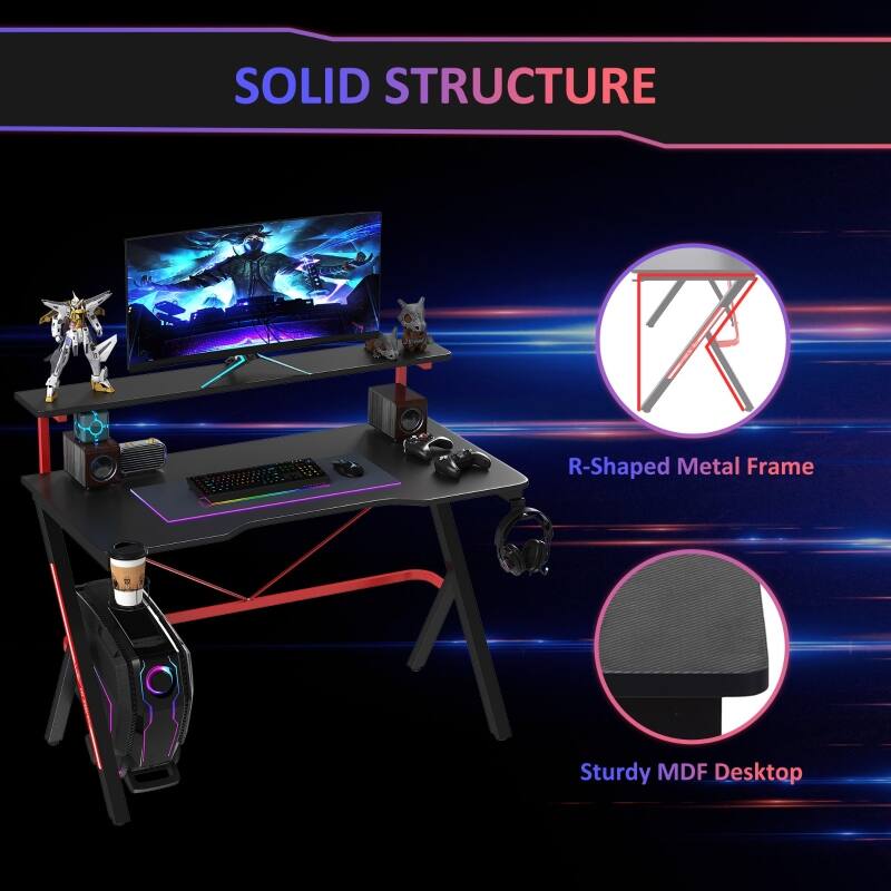 SOLID STRUCTURE

R-Shaped Metal Frame

Sturdy MDF Desktop