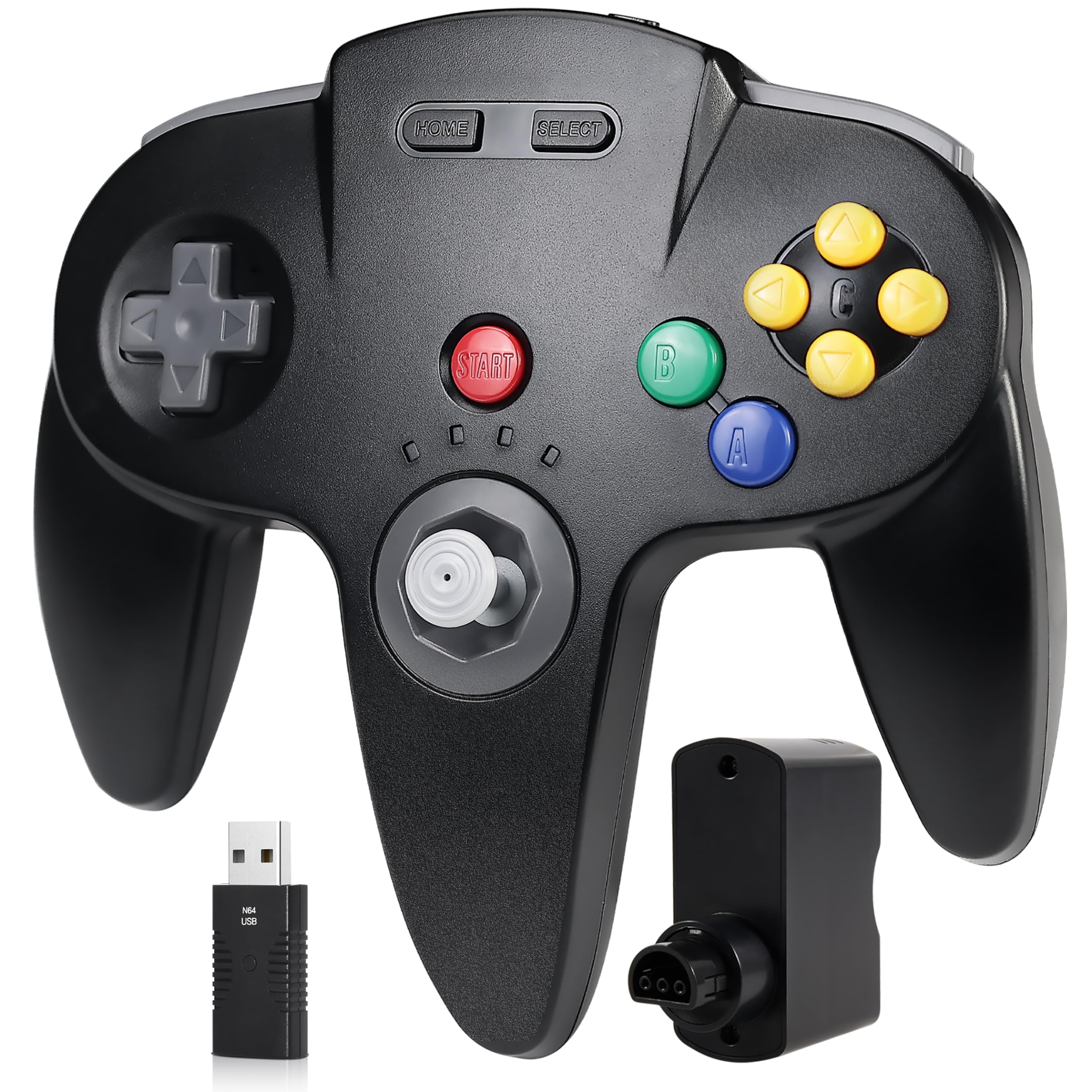 Sure, here is the corrected and grouped text from the image:

- HOME
- SELECT
- START
- A
- B
- X
- Y
- C
- D
- NBA USB