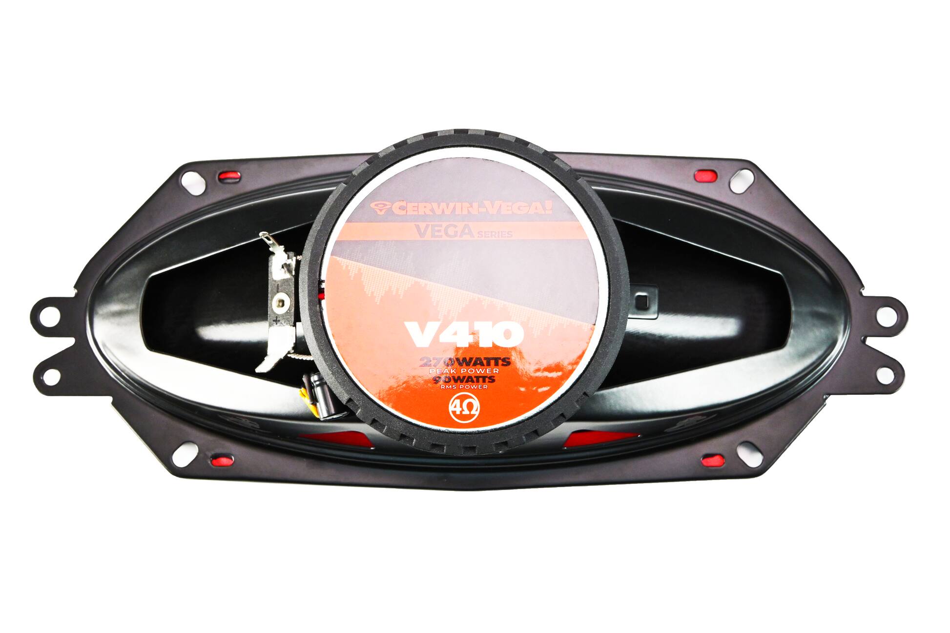 CERWIN-VEGA!  
VEGA SERIES  
V410  
270WATTS  
PEAK POWER  
200WATTS  
RMS POWER  
4Ω