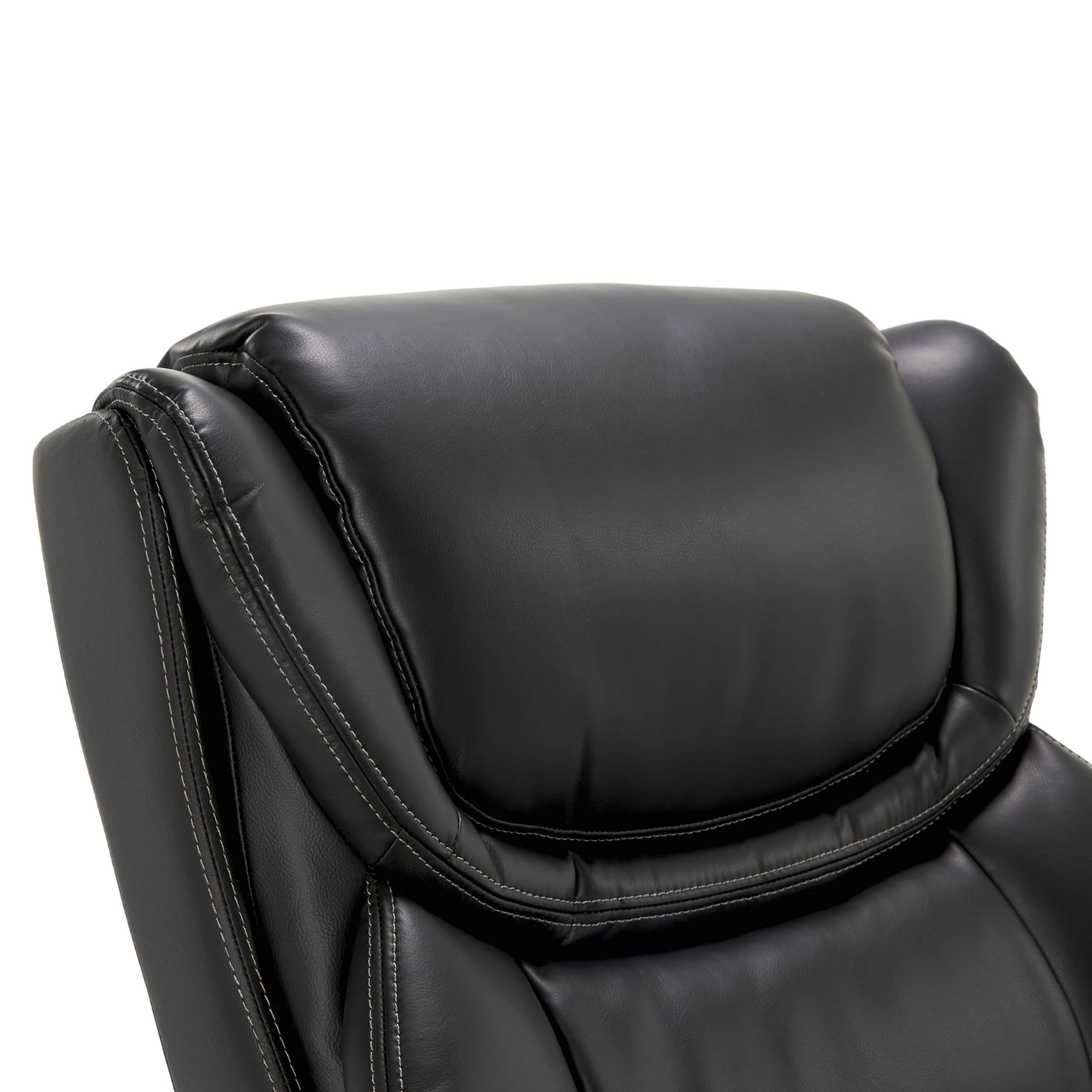 Alt View 11. La-Z-Boy - Big & Tall Executive Office Chair with Comfort Core Cushions - Black.