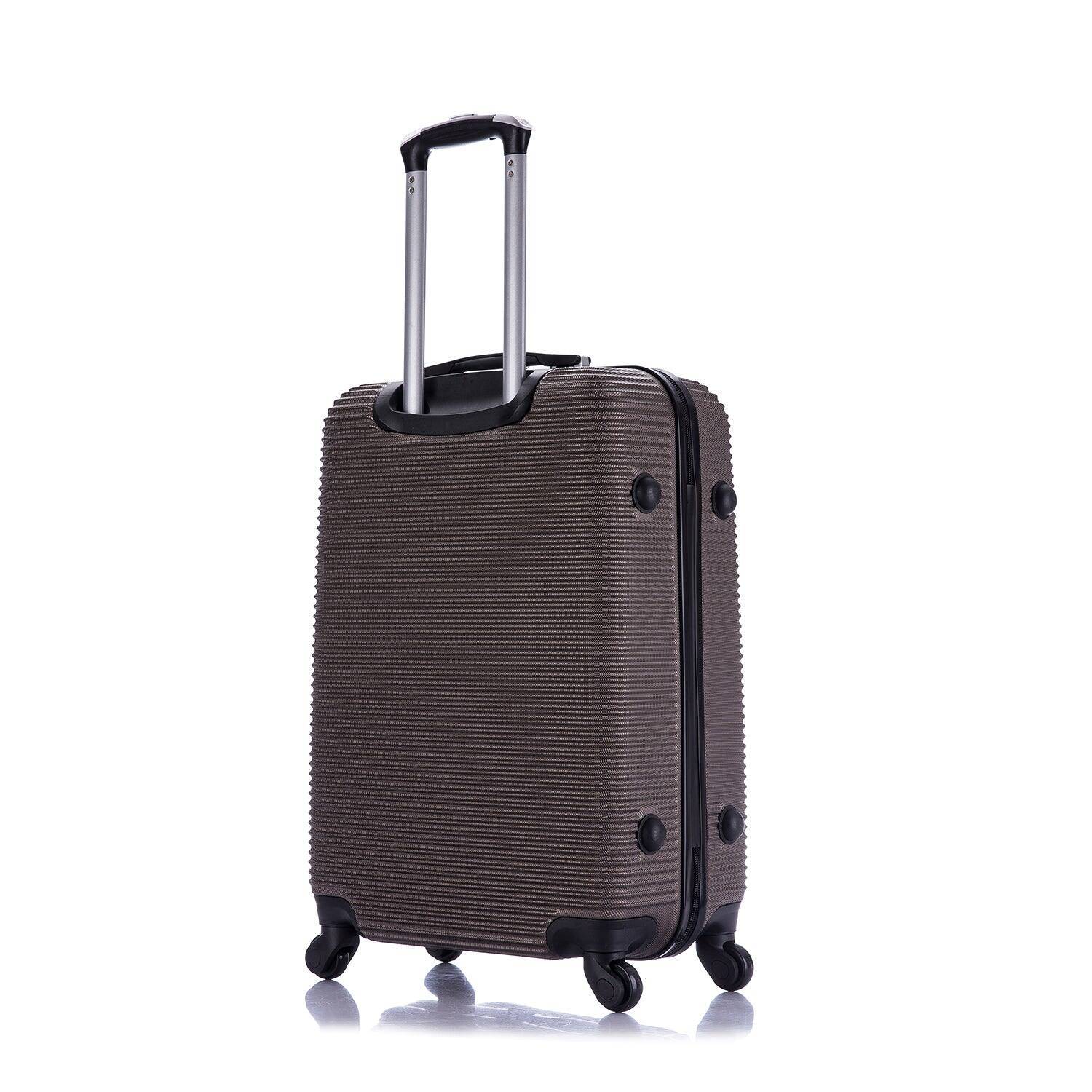 Alt View 1. InUSA - Royal lightweight hardside Spinner Luggage 24" - BROWN.