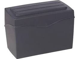 Staples - 3" x 5" Index Card File, (36936) - Black