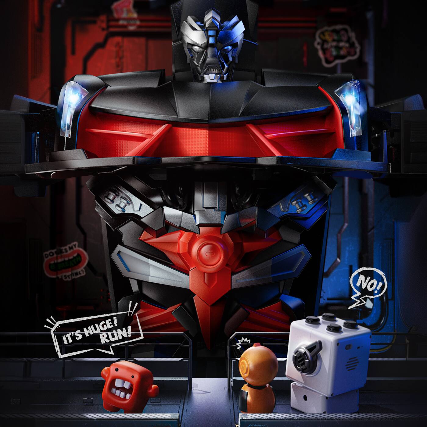 DOES MY DOG LIKE IT? IT'S HUGE! RUN! NO!