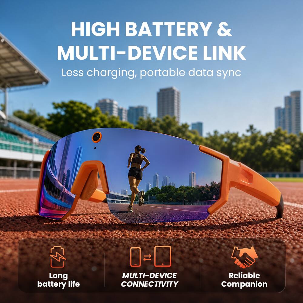HIGH BATTERY & MULTI-DEVICE LINK  
Less charging, portable data sync  

Long battery life  
MULTI-DEVICE CONNECTIVITY  
Reliable Companion