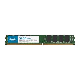 OWC - 32GB DDR4 3200MHz 2Rx8 CL22 ECC Unbuffered VLP 288-pin DIMM Memory RAM for Workstations, Servers, and NAS Systems - Black Chips