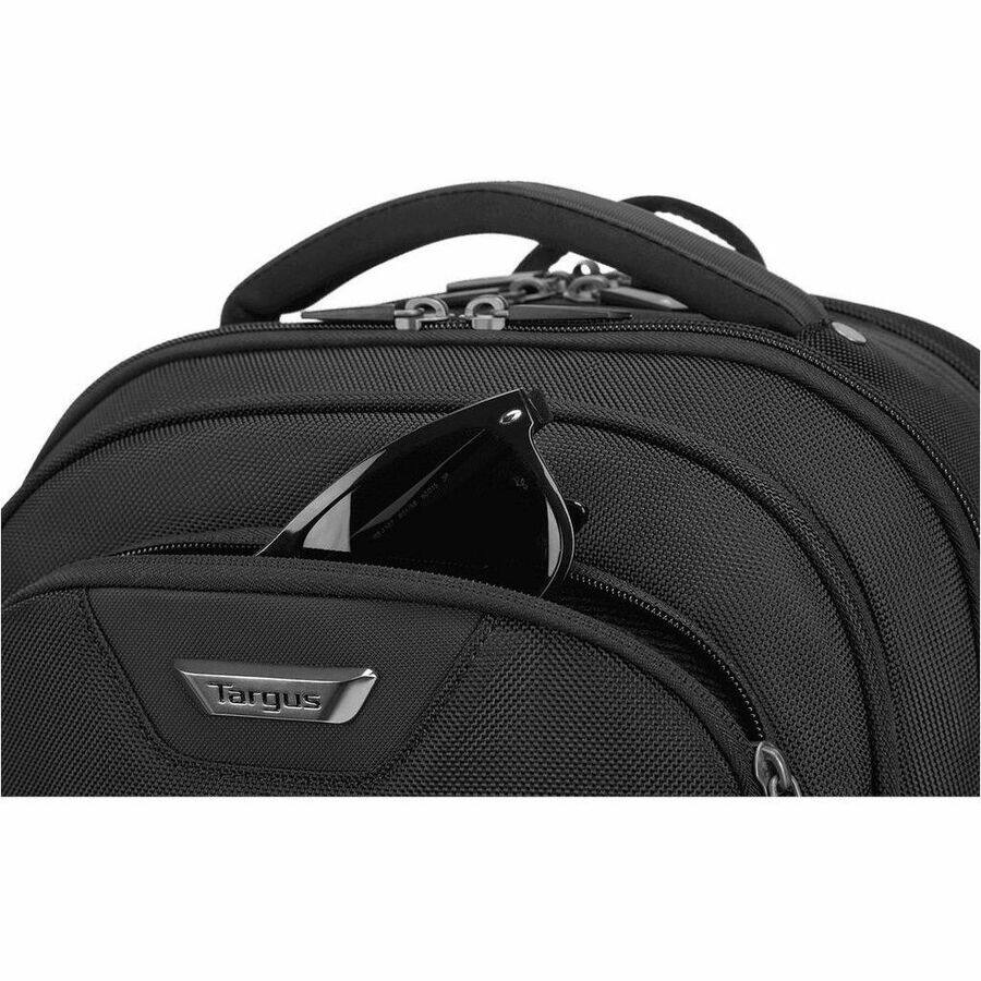 Alt View 6. Cisco Consumer Products - Targus Corporate Traveler Backpack - Backpack - Black.