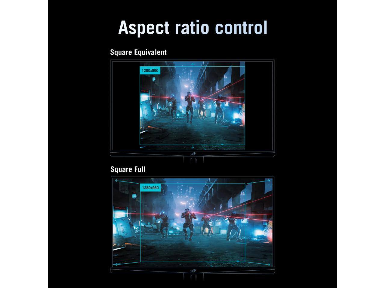 Aspect ratio control

Square Equivalent  
1280x960

Square Full  
1280x960