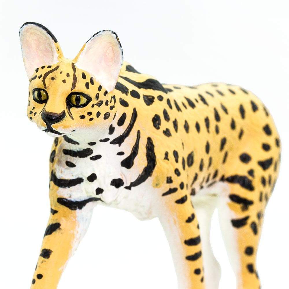 Alt View 2. Safari Ltd. - Serval Toy Figurine.