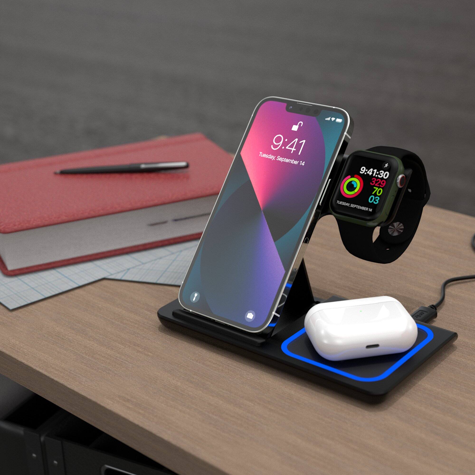 Tuesday 9:41 September 14  
9:41:30  
329  
70  
TUESDAY SEPTEMBER 14