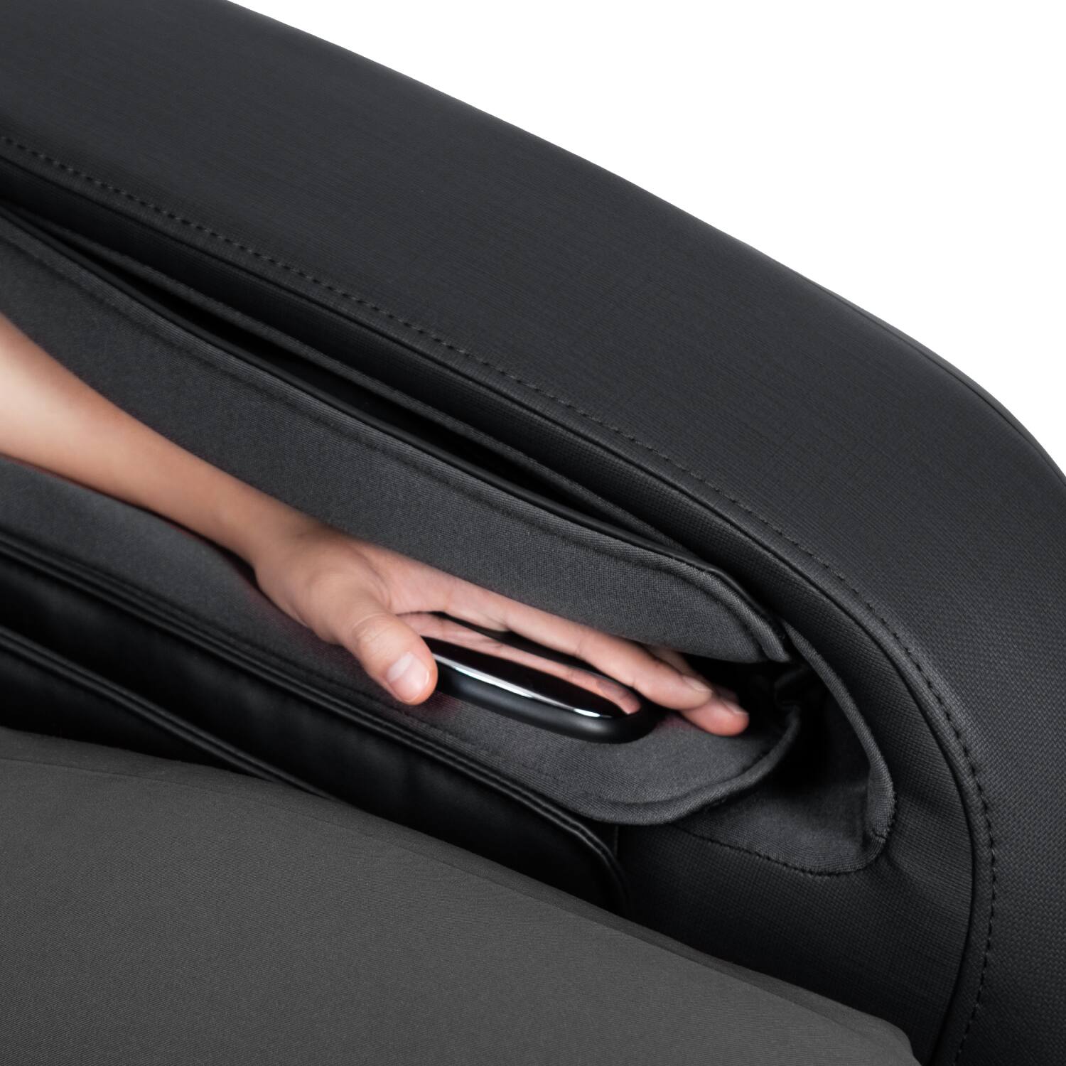 Alt View 1. Osaki - 4D Yoga Flex AI Zero Gravity Massage Chair with Dynamic Leg Stretch Technology - Black - Black.