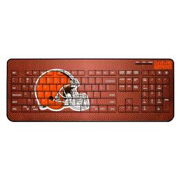 Keyscaper - Cleveland Browns Football Design Wireless Keyboard - Multicolor