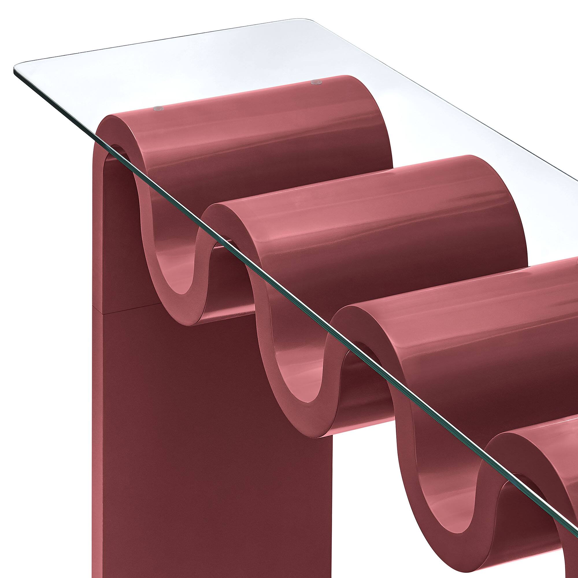 Alt View 5. Modway - Ondine Glass Top 50" Console Table by Modway - Spiced Apple.