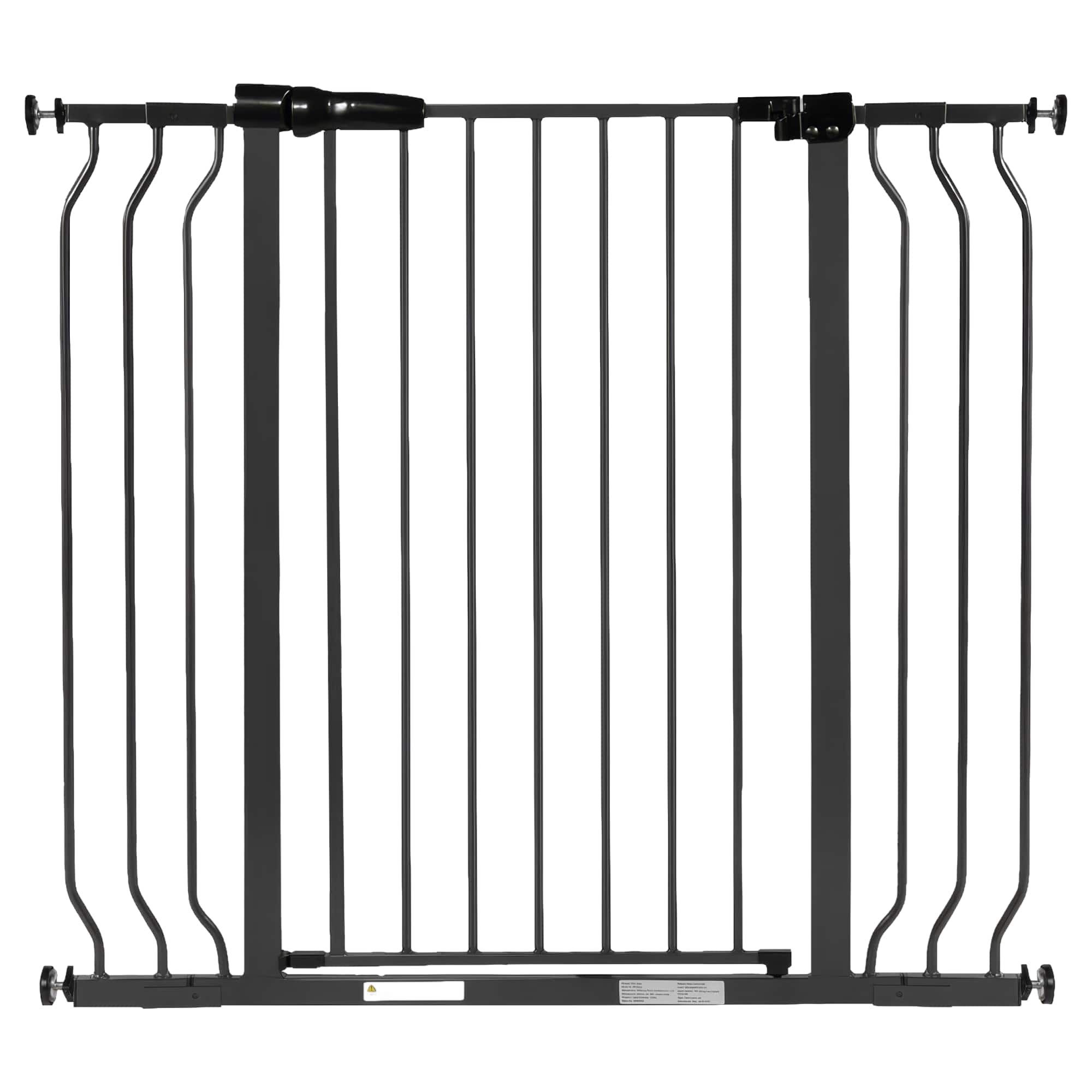 BalanceFrom Fitness - BalanceFrom Walk Thru Safety Gate, Fits 29.1-43.3" Openings, 36” Tall, Graphite