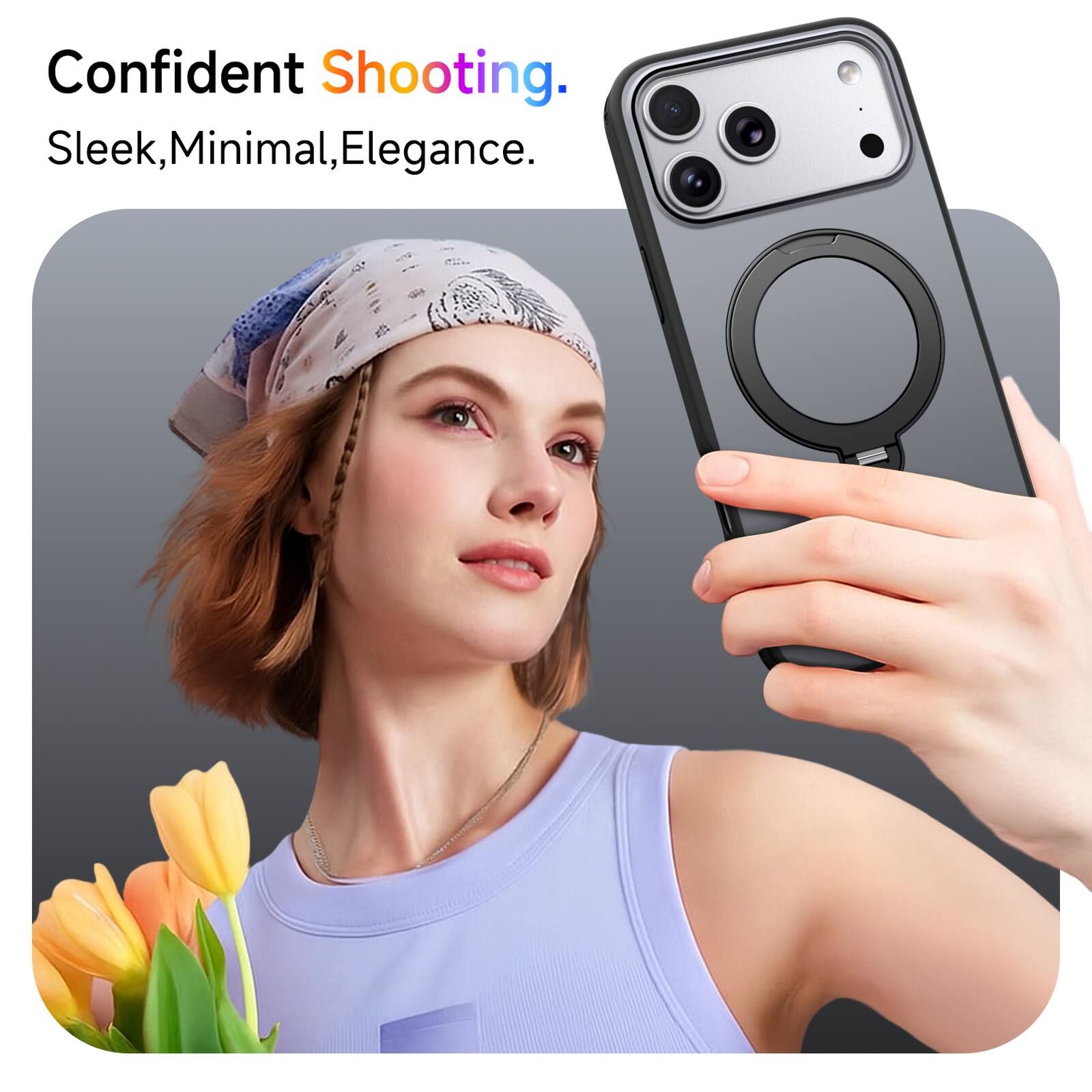 Confident Shooting. Sleek, Minimal, Elegance.
