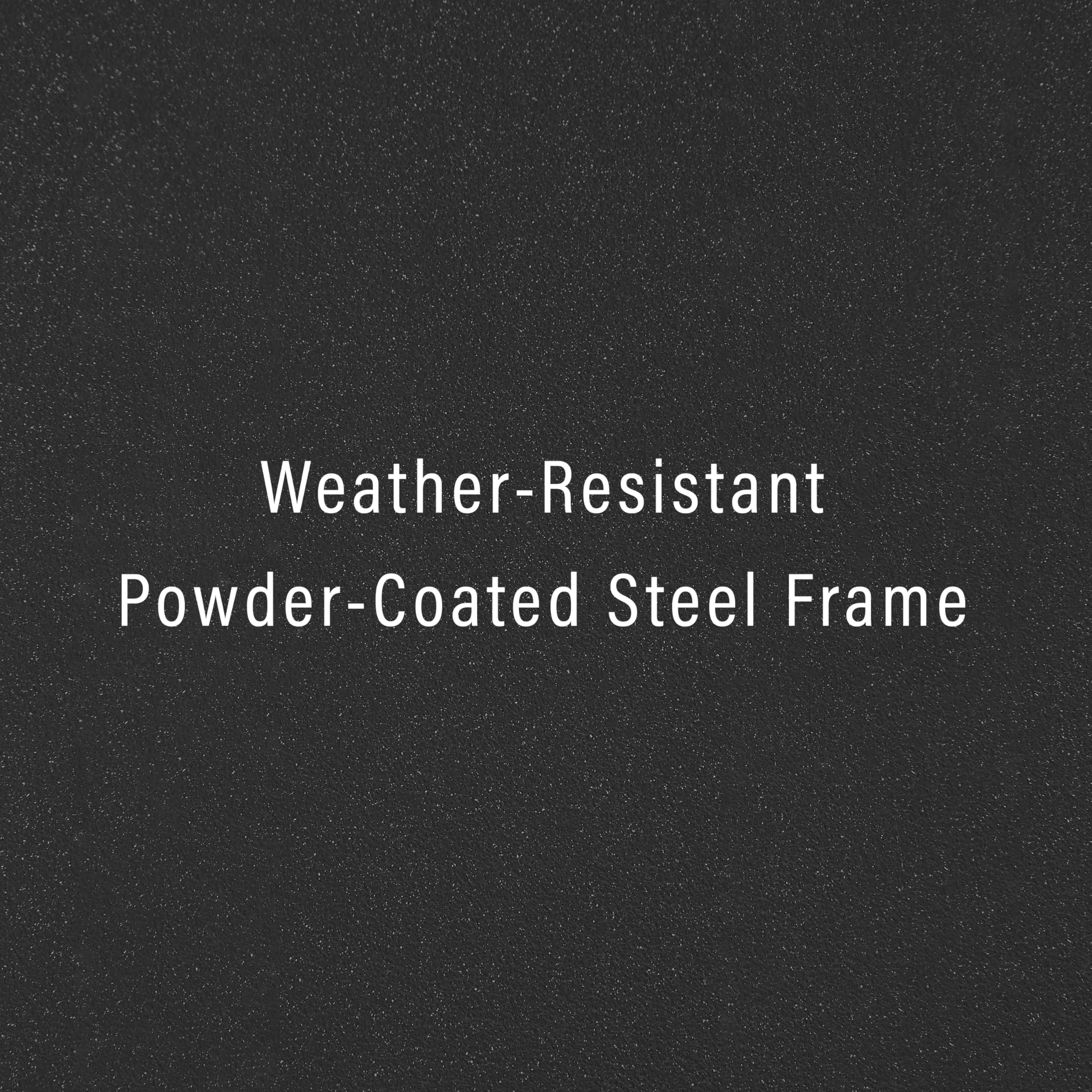 Weather-Resistant Powder-Coated Steel Frame
