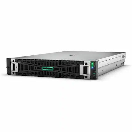 Front. HP - HPE ProLiant DL380 G11 2U Rack Server - 1 x Intel Xeon Gold 5416S 2 GHz - 64 GB RAM - 1.92 TB SSD - (2 x 960GB) SSD - Black.