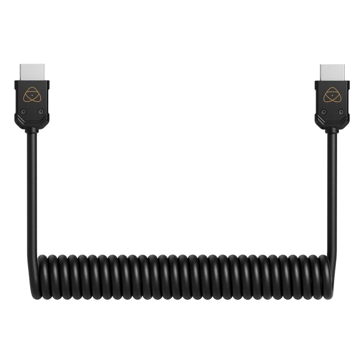 Atomos - 17.7" 4K HDMI to HDMI Coiled Cable, Black