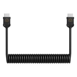 Atomos - 17.7" 4K HDMI to HDMI Coiled Cable, Black