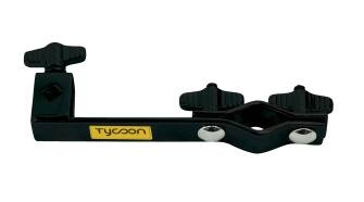 Front. Tycoon Percussion - Bar Chime Mounting Bracket, Stainless Steel, Securely Mounts Chimes, Adjustable Design, Stage & Studio Use.
