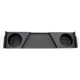 QPower - QBGMC12 2007 HT 12 Inch Subwoofer Enclosure for 2007 to 2013 GMC & Chevy - Charcoal Black