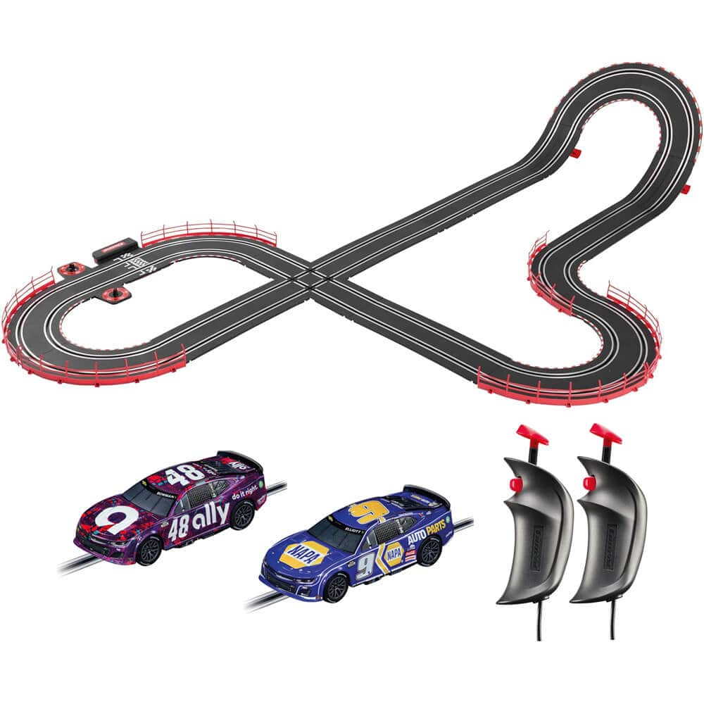 Carrera - 20062582 GO NASCAR Talladega Competition Slot Car Race Track Set - Black