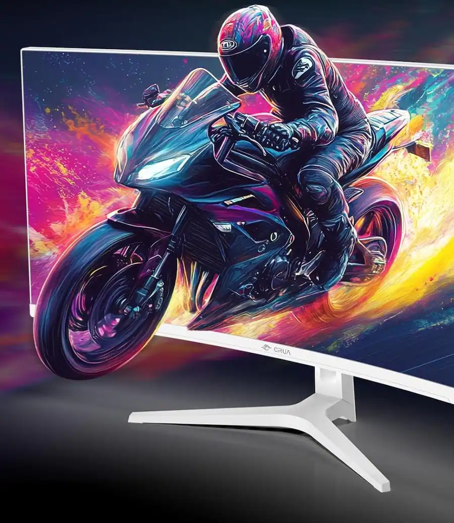 Bundle CRUA 34 inch 144HZ Monitor White CR340HDM_AG5_1 - Best Buy