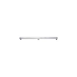 Alfi - 59" Brushed Stainless Steel Linear Shower Drain with Solid Cover - Silver