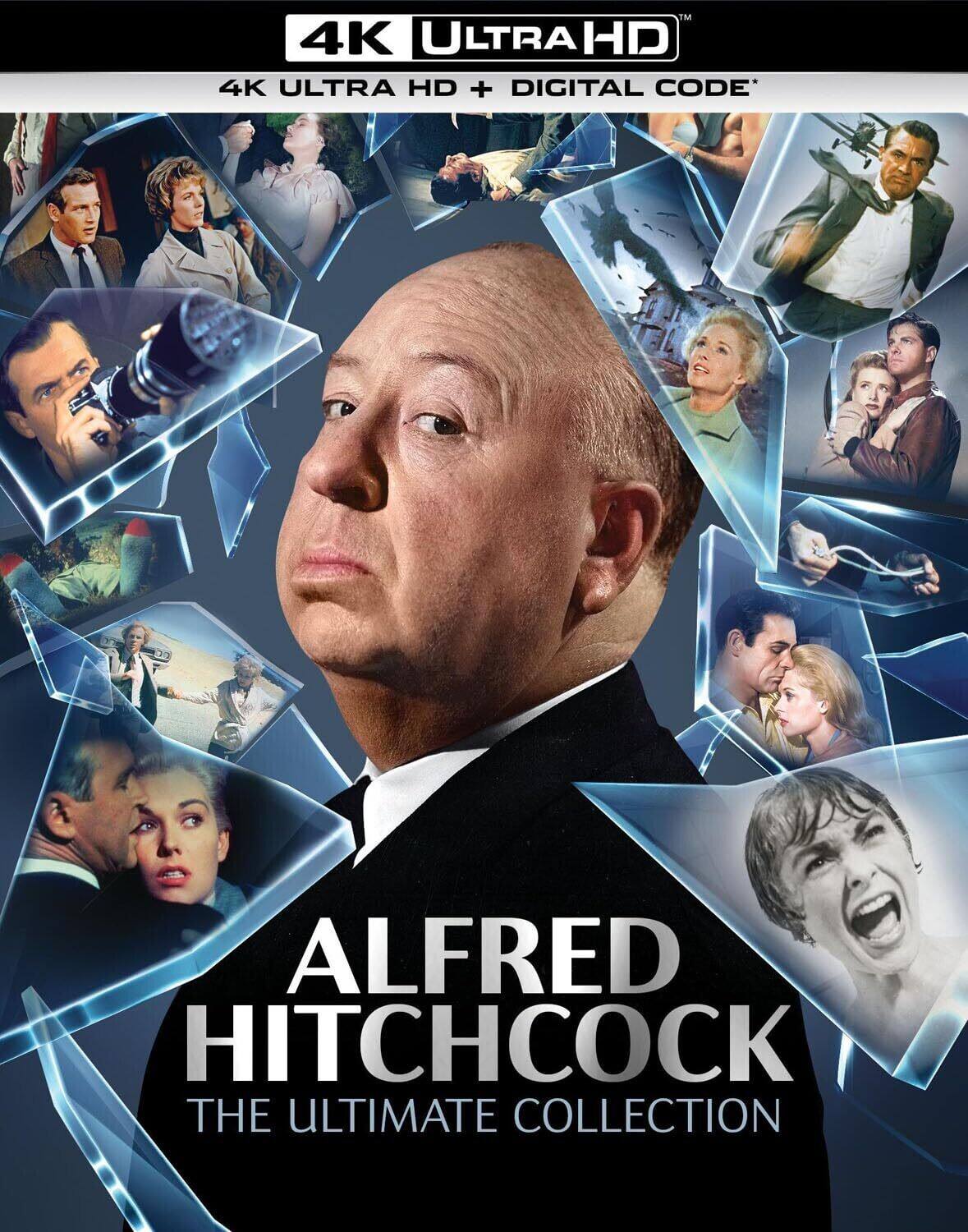 Front. Alfred Hitchcock: The Ultimate Collection   - 4K Blu-Ray.