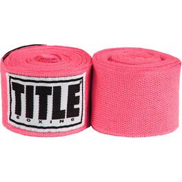 TITLE Boxing - 180" Semi Elastic Mexican Handwraps - Neon Pink