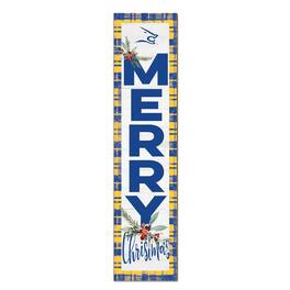 Jardine - Texas A&M Kingsville Javelinas 12'' x 48'' Outdoor Merry Christmas Leaner - White